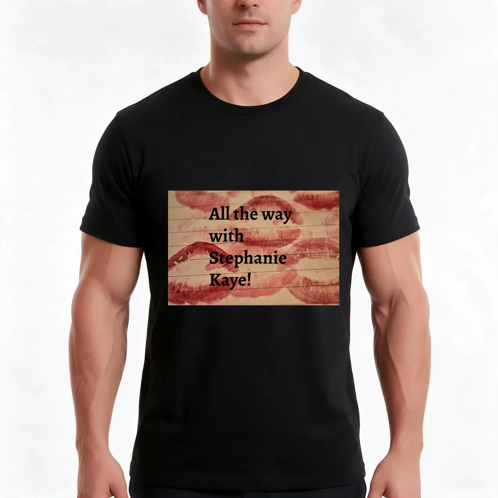All The Way with Stephanie Kaye T-Shirt Summer Casual Cotton Tee Oversized Streetwear Tops Vintage Graphic Print 100% Cotton