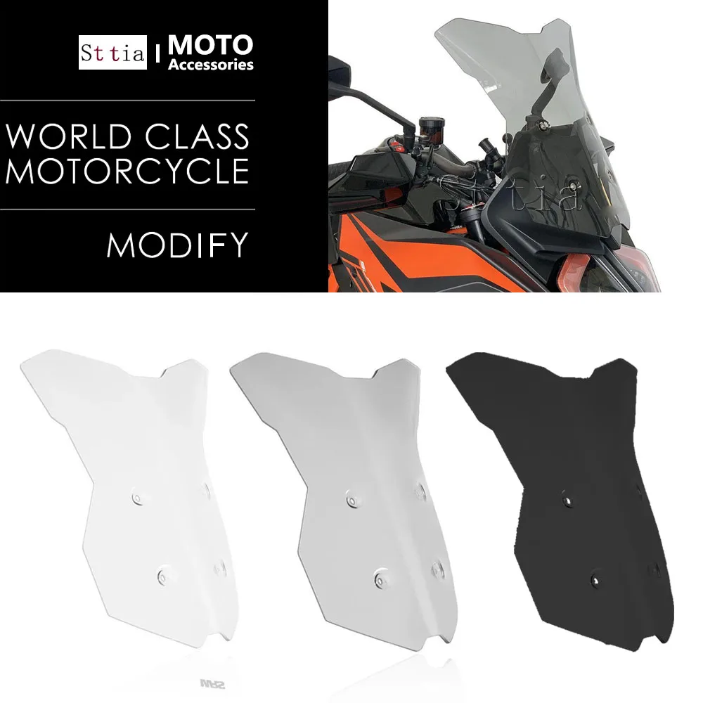

For KM 1290 SUPERDUKE Super Duke GT NEW Motorcycle 2019--2023 Touring Windshield Windscreen 1290 GT Wind Deflectors