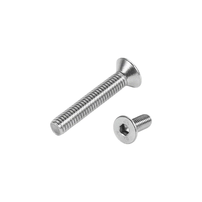 316 Stainless Steel Hexagon Socket Countersunk Head Screw A4-70 DIN7991 M3 M4 M5 M6 M8 M10 Allen Bolt Fastener image 3