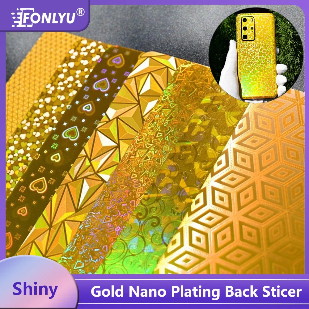 

FONLYU Gold Nano Plating Back Cover Sticker Skin Protector For Mobile Phone Screen Hydrogel Film Cutting Machine SS-890C Plotter