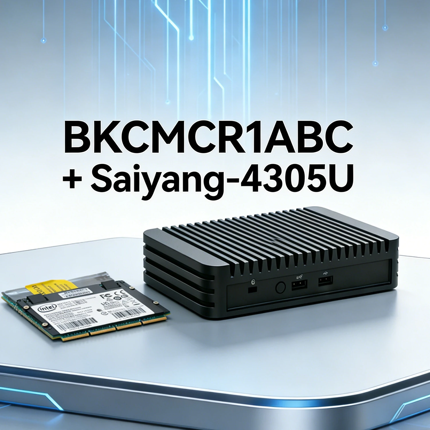 

Мини-ПК Intel NUC в прочном корпусе ELEMENT BKCMCR1ABC, комплектующие для квазисистемного шасси, новый комплект, процессор 4305U, игровой ПК, два слота M.2