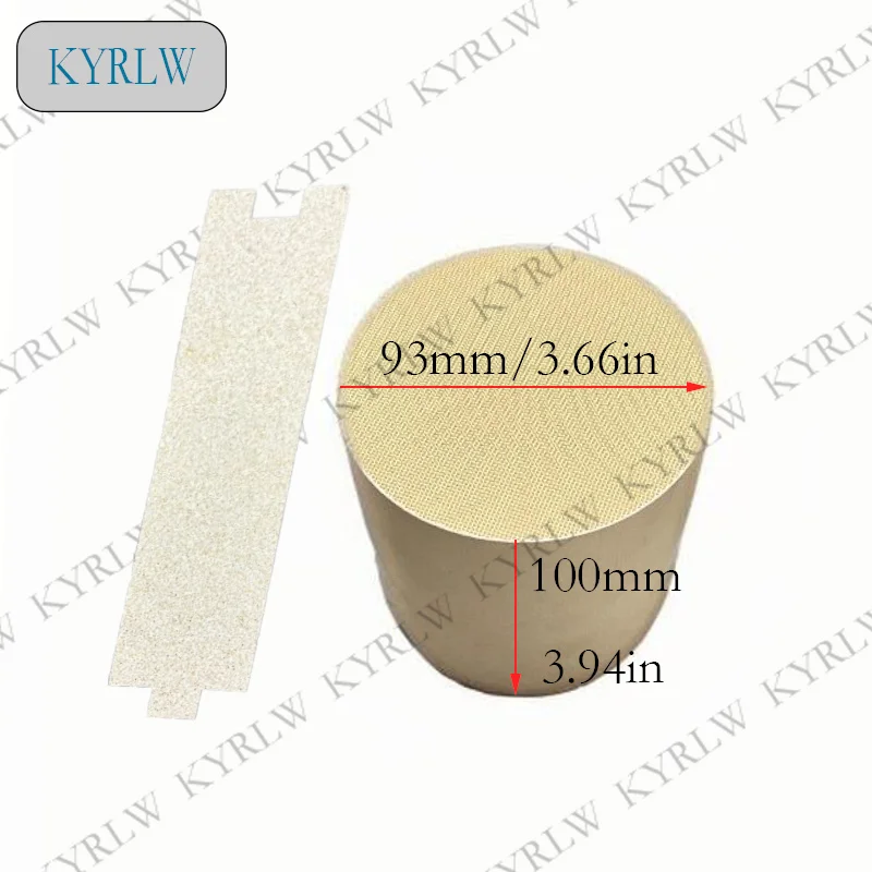 

Exhaust system Catalytic Converters High Quality Honeycomb catalyst carrierEuro3/4/5 Ceramic 93*100mm