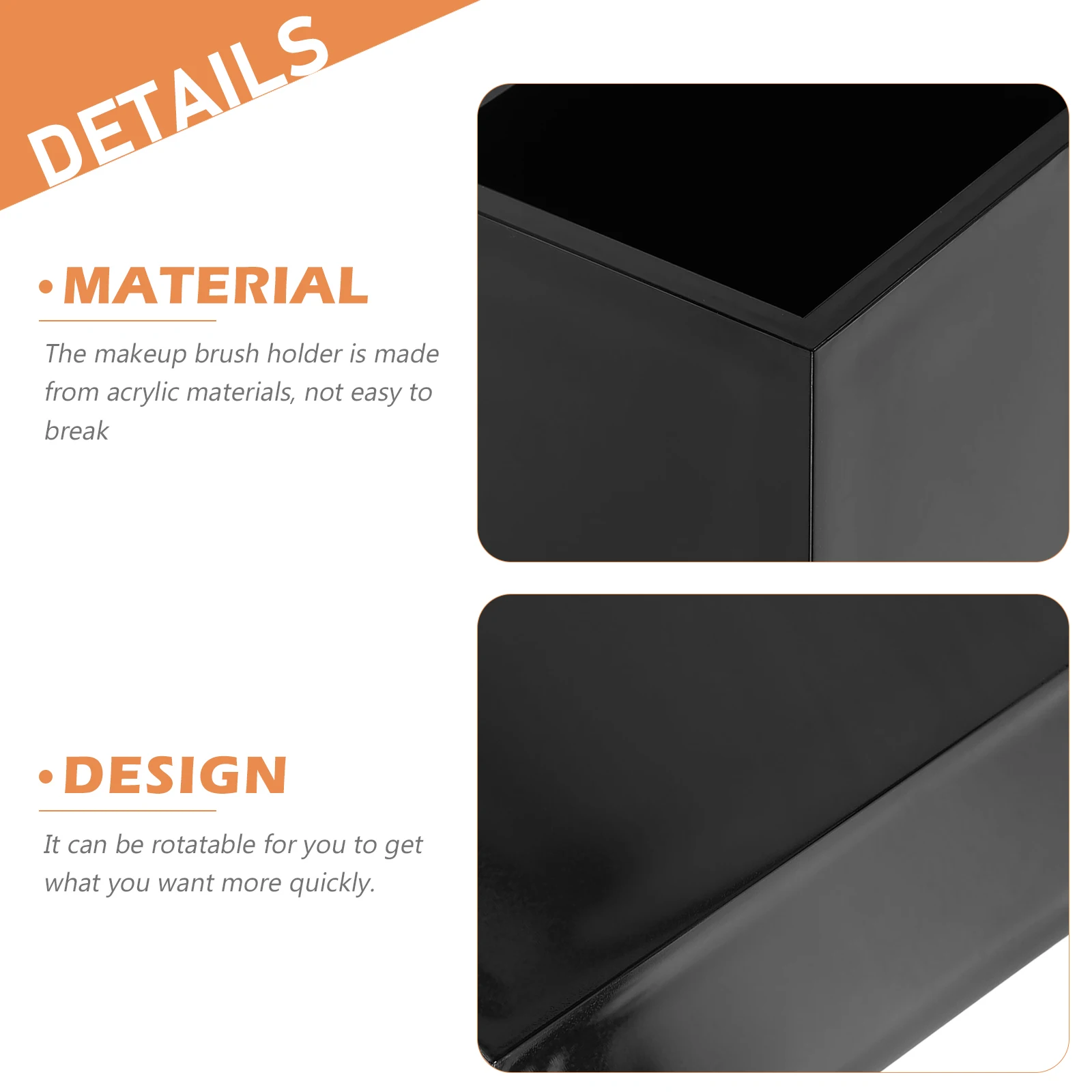 

s Pen Storage Box Holders Desk Organizers Black Container Pencil Office