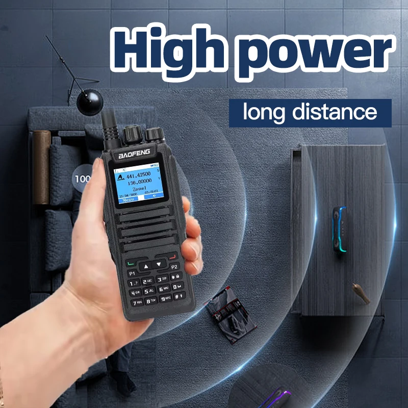 Baofeng Digital Walkie Talkie DR-1701 Dual Mode Analog Two Way Radio Upgrade Open GD77 Dual Time Slot Tier 1+2 Ham Radio DR 1801 view 5