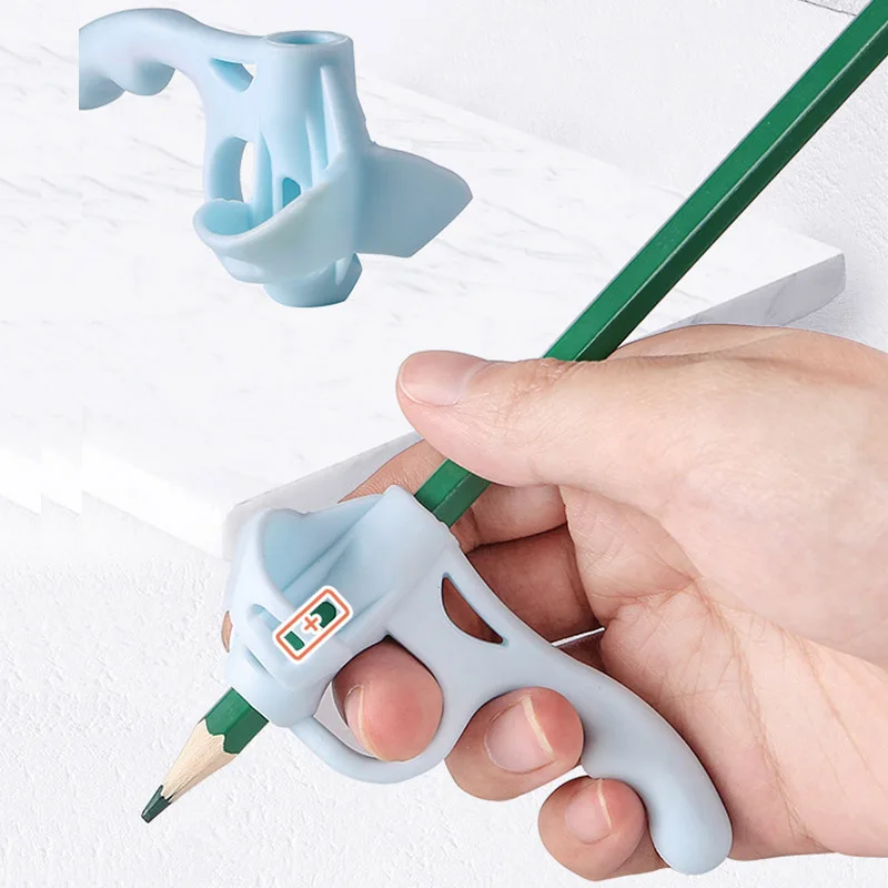 1 Pc Children Pencil Holder Correction Writing Hold Pen Grip Posture Tool Silicone writing posturecorrector Stationery