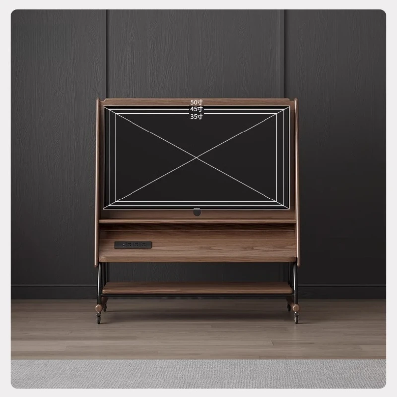 

Household small apartment modern simple floor storage TV bracket