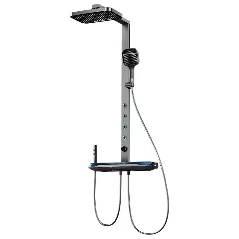 ห้องน้ําชุดฝักบัวมัลติฟังก์ชั่นอัจฉริยะดิจิตอลจอแสดงผลคีย์เปียโนเอวสเปรย์ Booster โรงแรมชุด