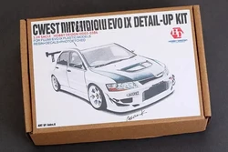 HobbyDesign 1:24 C-WEST Lancer EVO IX F HD03-0386 Modifying and Assembling Model Accessories