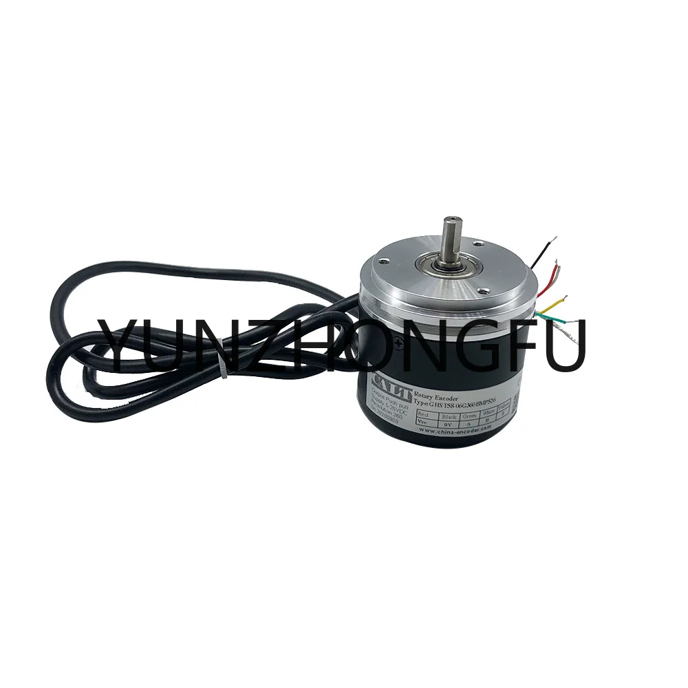 Solid shaft 6mm incremental rotary encoder- GHST58 series IP54 line drive RS422 Push pull NPN output encoder