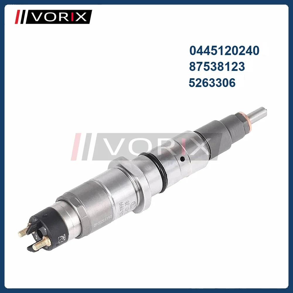 

0445120240 87538123 5263306 Common Rail Diesel Fuel Injector for Cummins CASE