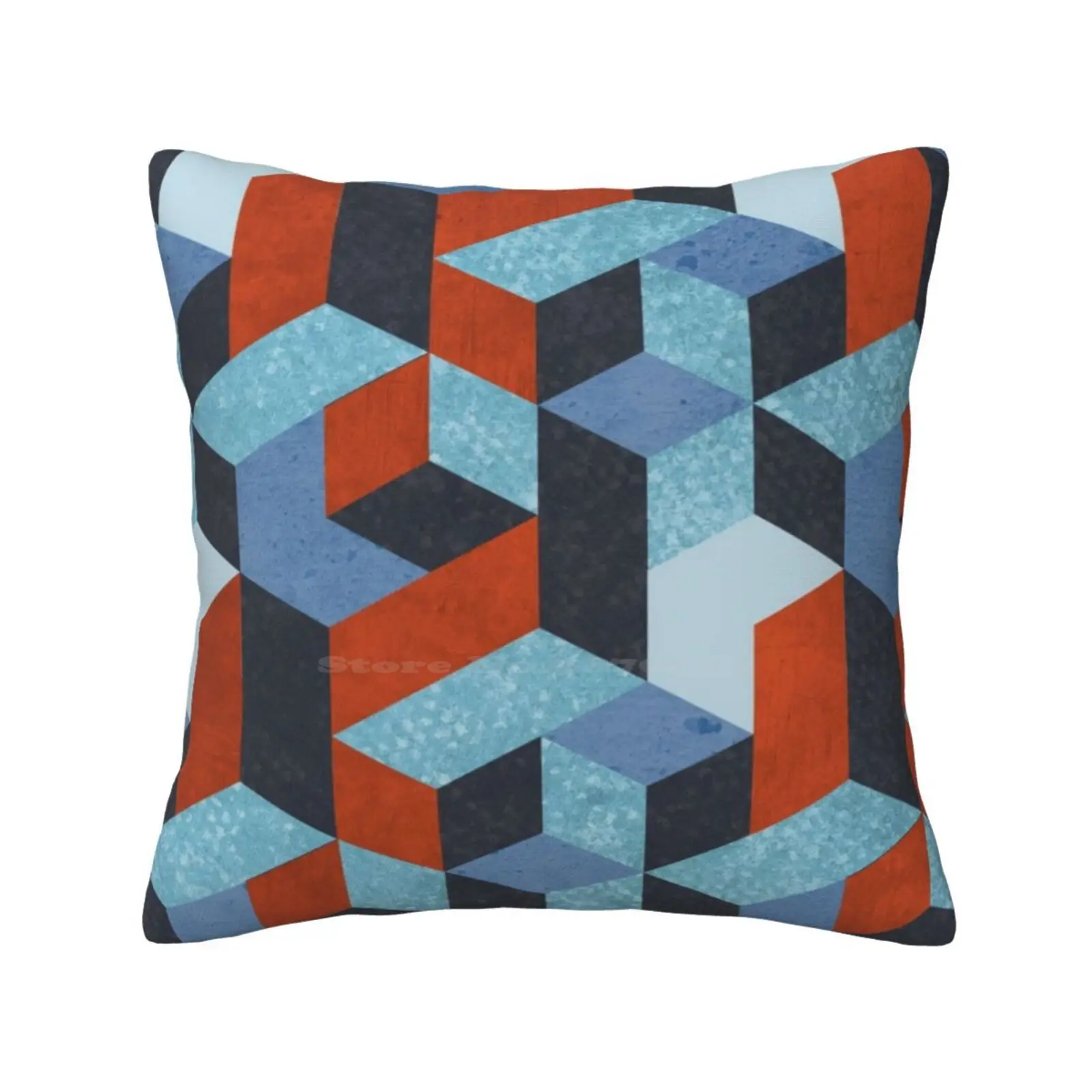 Funky Geometric Texured Fashion Sofa Throw Pillow Cover Pillowcase Geometric Pattern Modernist Funky Fashion Graphic Design