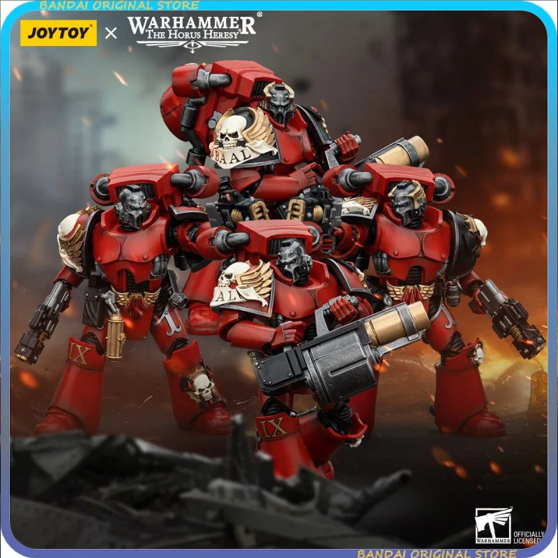 

【IN STOCK】JOYTOY WARHAMMER 40K Blood Angels Angel's Tears Squad Erelim with Volkite Serpentas 1/18 Action Figures Ornaments Toy