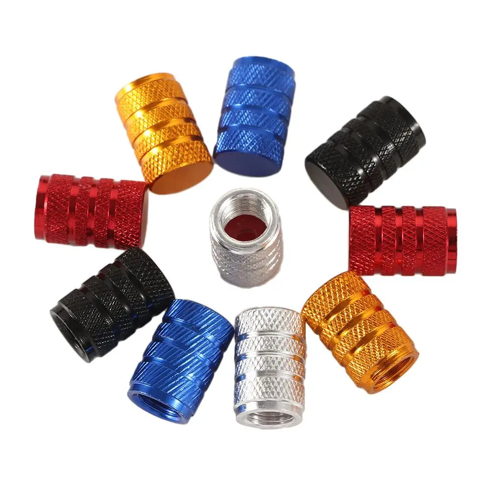 

4pcs Aluminium Alloy Truck Tube Car Tyre Air Caps Bicycle Valve Caps Valve Cover Car Wheel Tire Valves