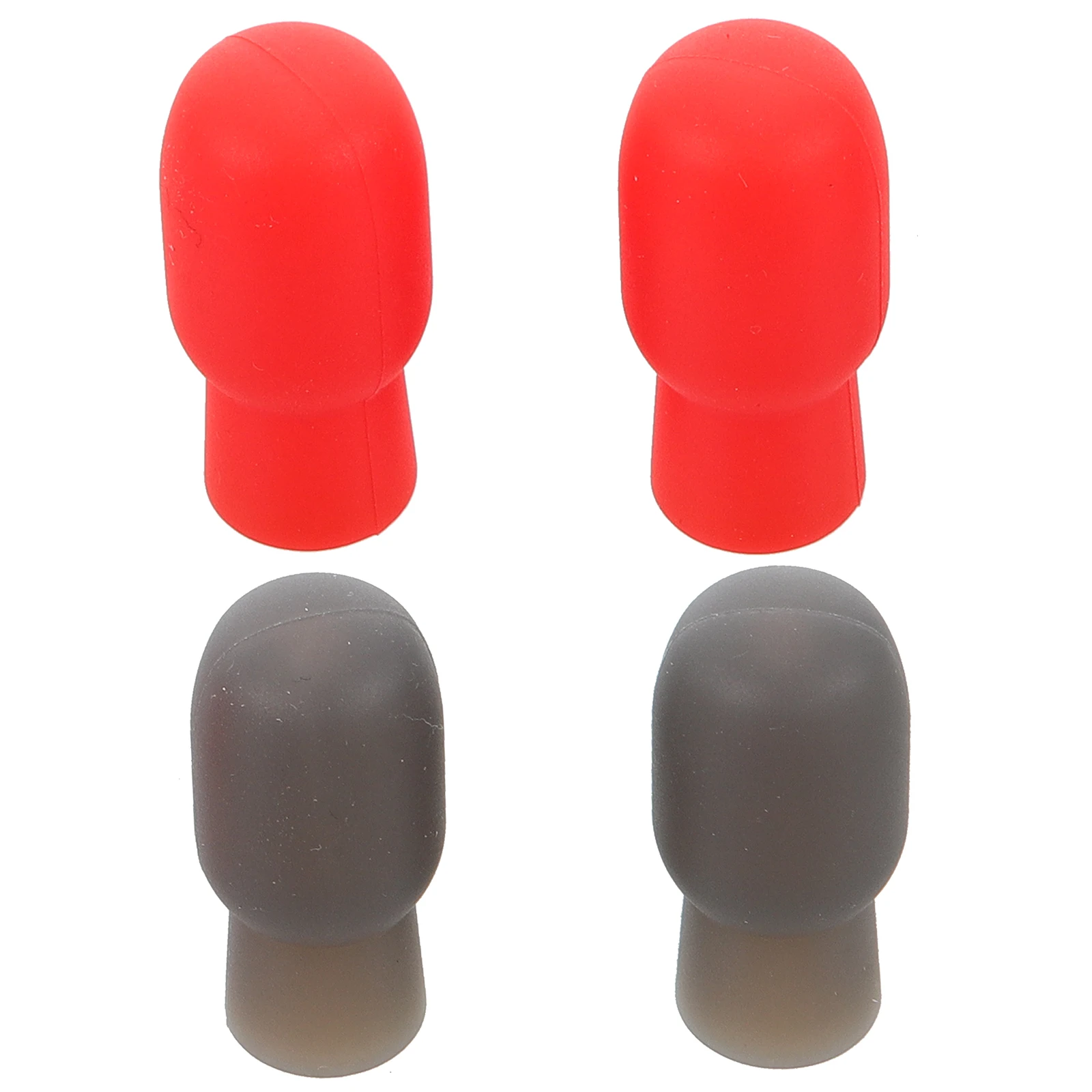 

4pcs Drumstick Practice Tips Caps Drum Silent Mute Tips Durable Silicone Lightweight Drum Accessories For Percussion