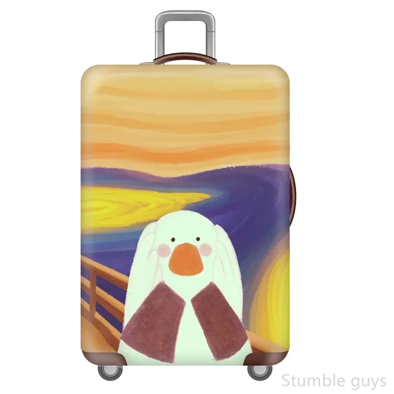 

Прочный эластичный чехол для чемодана, защитный, пыленепроницаемый, моющийся, практичный для авиаперелетов и поездок на автомобиле, 18-32 дюйма