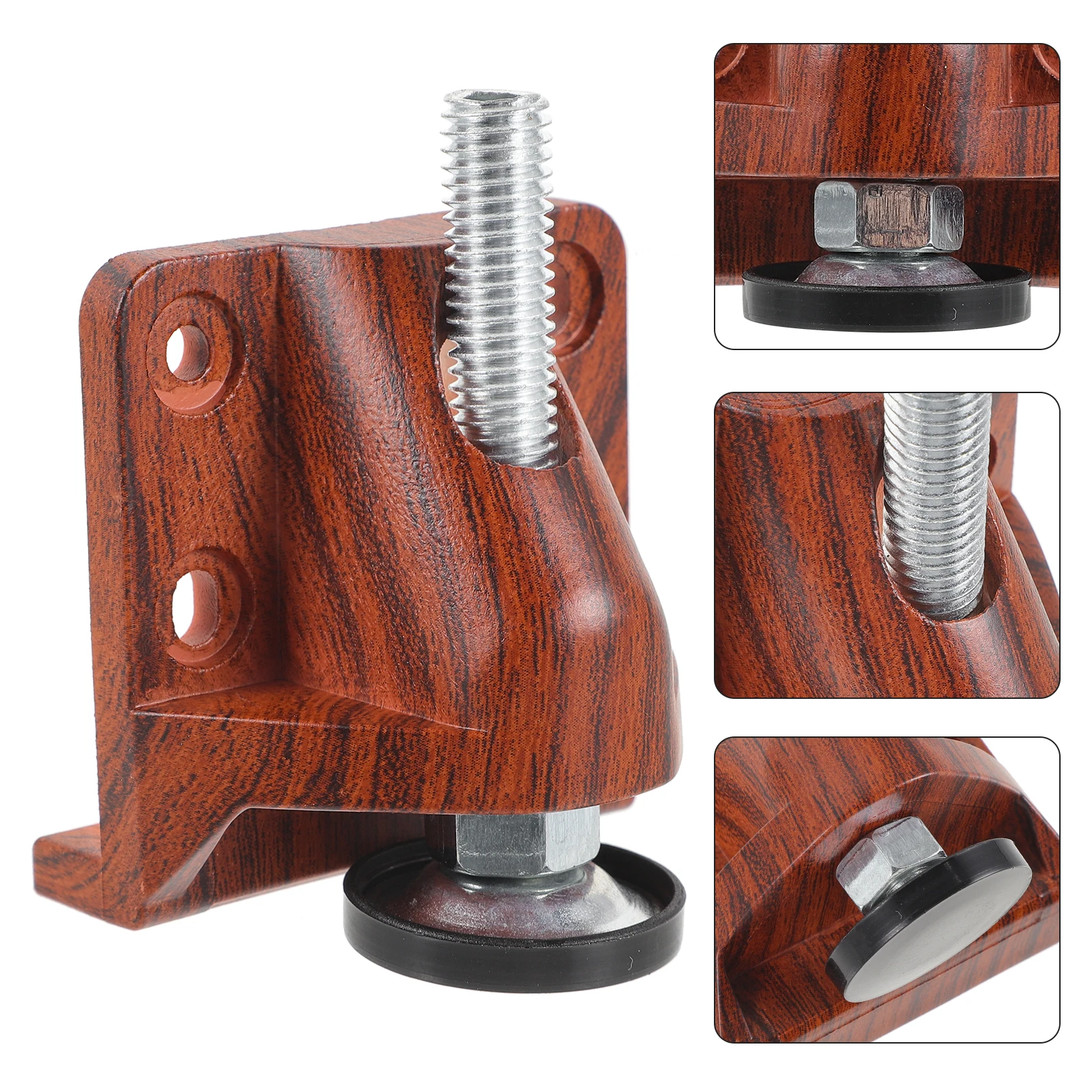 

Heavy Duty niture Leveling Feet Adjustable Plastic Feet Wood Grain Wardrobe Cabinets Non Slip Stabilizers Table Legs Levelers