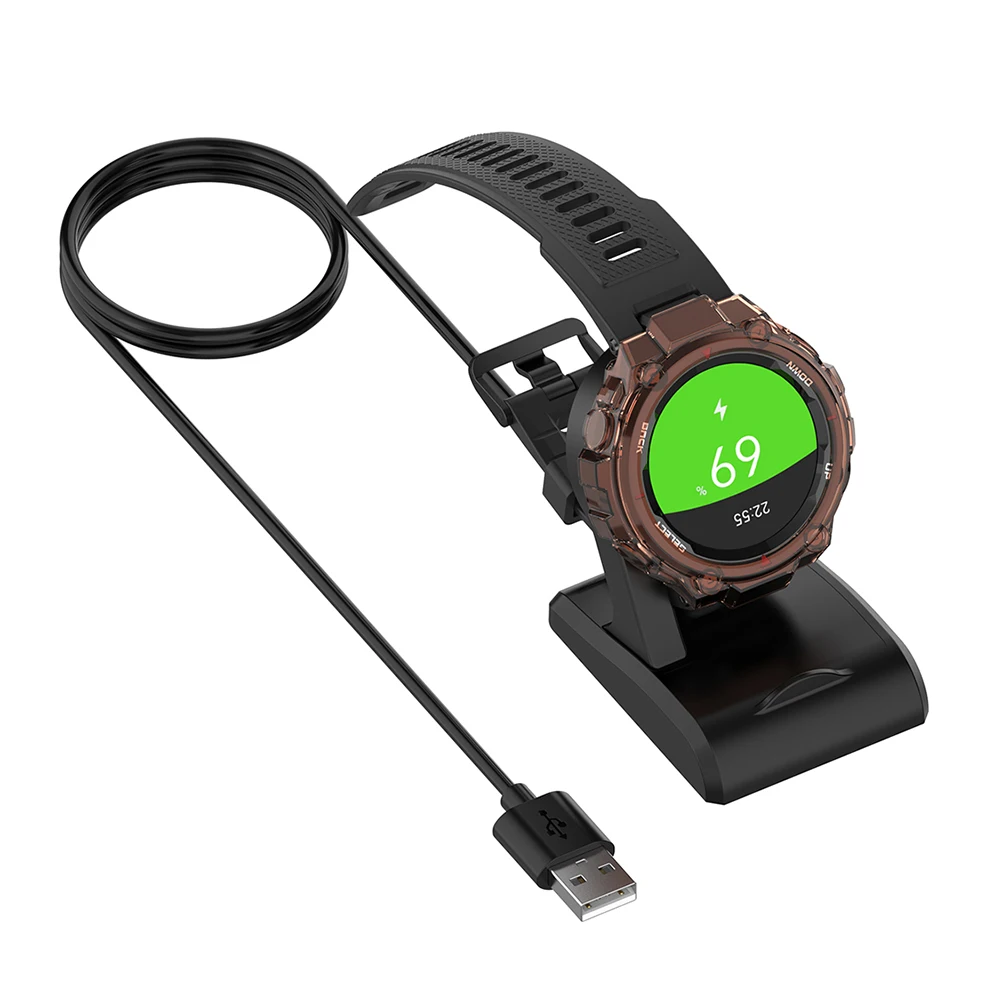 

Charger Cable for Amazfit T-Rex A1918 GTR 42/47mm GTS USB Charging Adapter Cord Wireless Charging Pad Induction Wirless Charger