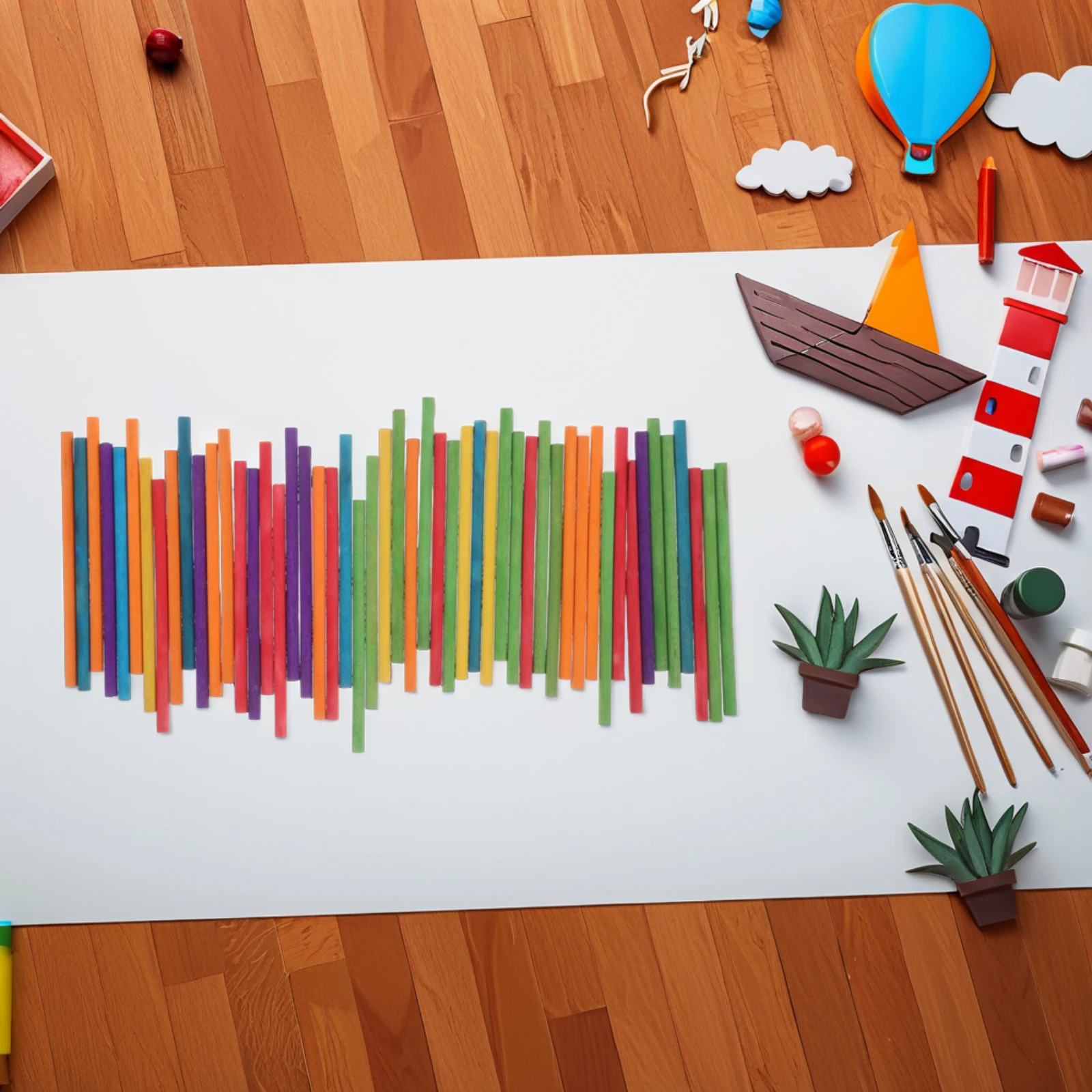 

50pcs Colorful Wooden Sticks Bulk Rhythm Music Sticks for Kids Toy Musical Instruments Preschool Education Craft Glow