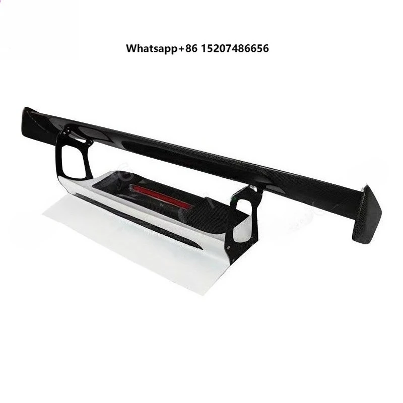 Exterior Accessories for Refitted Half Carbon Fiber GT3RS Style Wing Rear Spoiler Body Parts