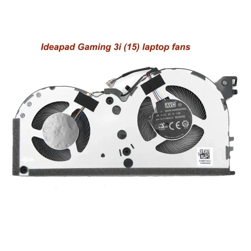 Laptop CPU cooling fan for Lenovo IdeaPad gaming 3-15imh05 creator 5-15imh05 gaming 3-15arh05 computer fans fit bapa1509r5hp002