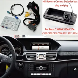 Car Reverse Camera Decoder box For Mercedes Benz classe C W204 S204 C204 C180 C200 C250 C300 2012~ 2014 OEM Screen backup Camera