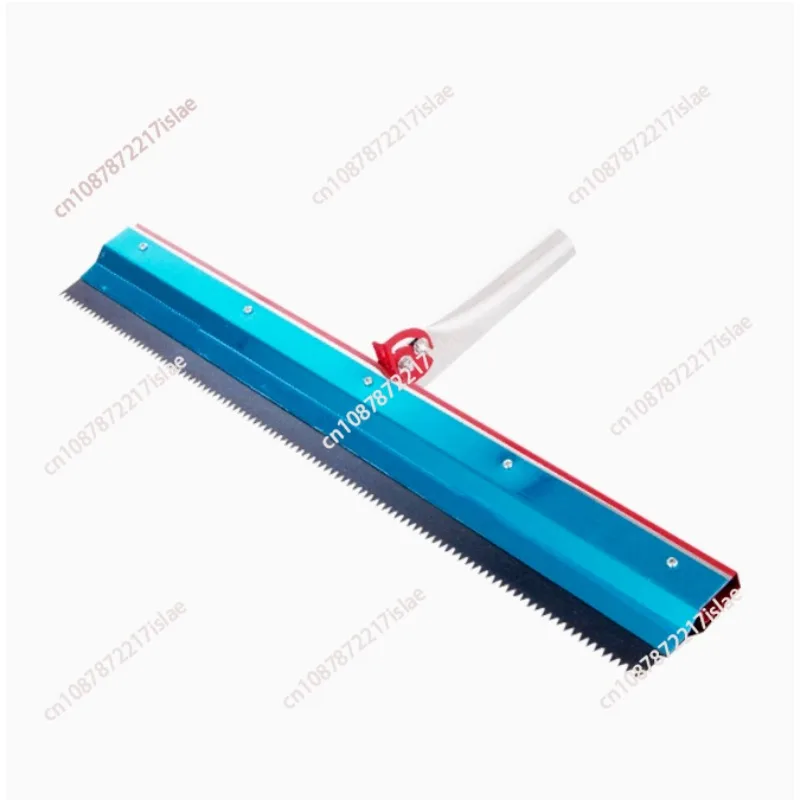 

56*12cm Stainless Steel Notched Squeegee Epoxy Cement Painting Coating Self Leveling Flooring Gear Rake Construction Tools Part