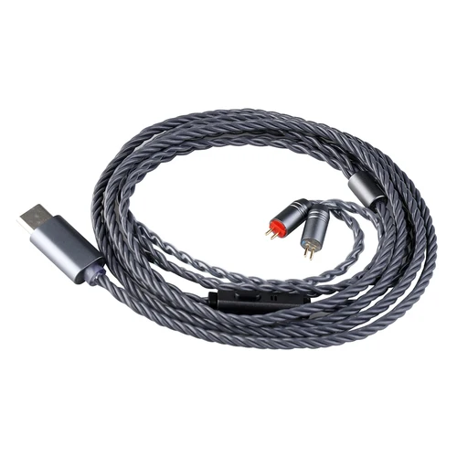 Imagen 2 del producto Tripowin Grace Cable de auriculares desmontable con micrófono Chapado en plata Cobre sin oxígeno OFC Olina Mele