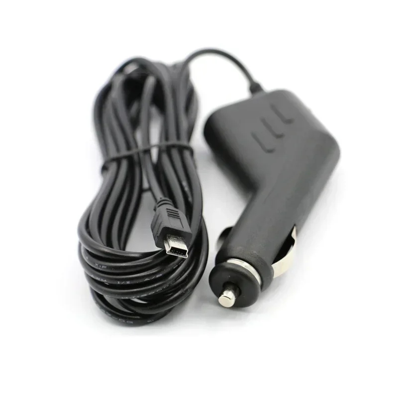 Mini cargador USB curvo para coche, pantalla de 3,5 metros, 5V, 1.5A, Puerto GPS, vídeo, cámara DVR, grabadora de 12-24v, entrada de CC, A2T4