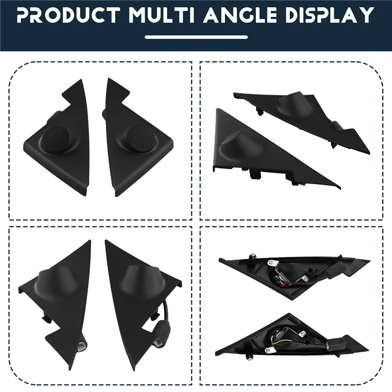

Reliable Car Tweeter Speaker Quadrant Cover LH RH For Hyundai Sonata NF 2008-2010 876503K510 876603K510