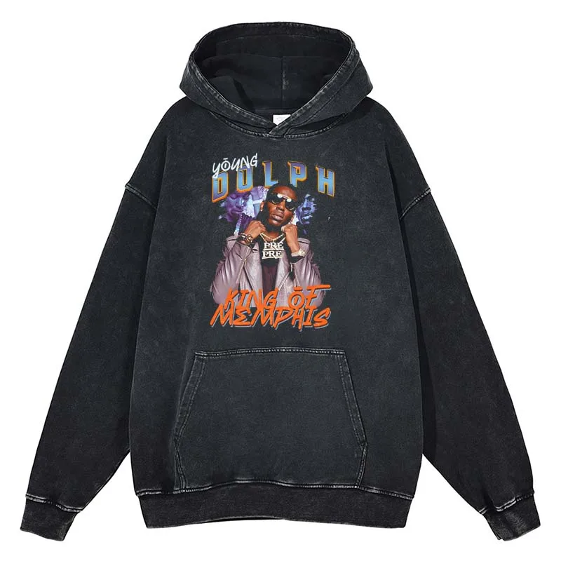 

Vintage Rapper Young Dolph Graphic Hoodies Fashion Cotton Loose Oversize Streetwear Sweatshirt Winter High Street Men Clothes