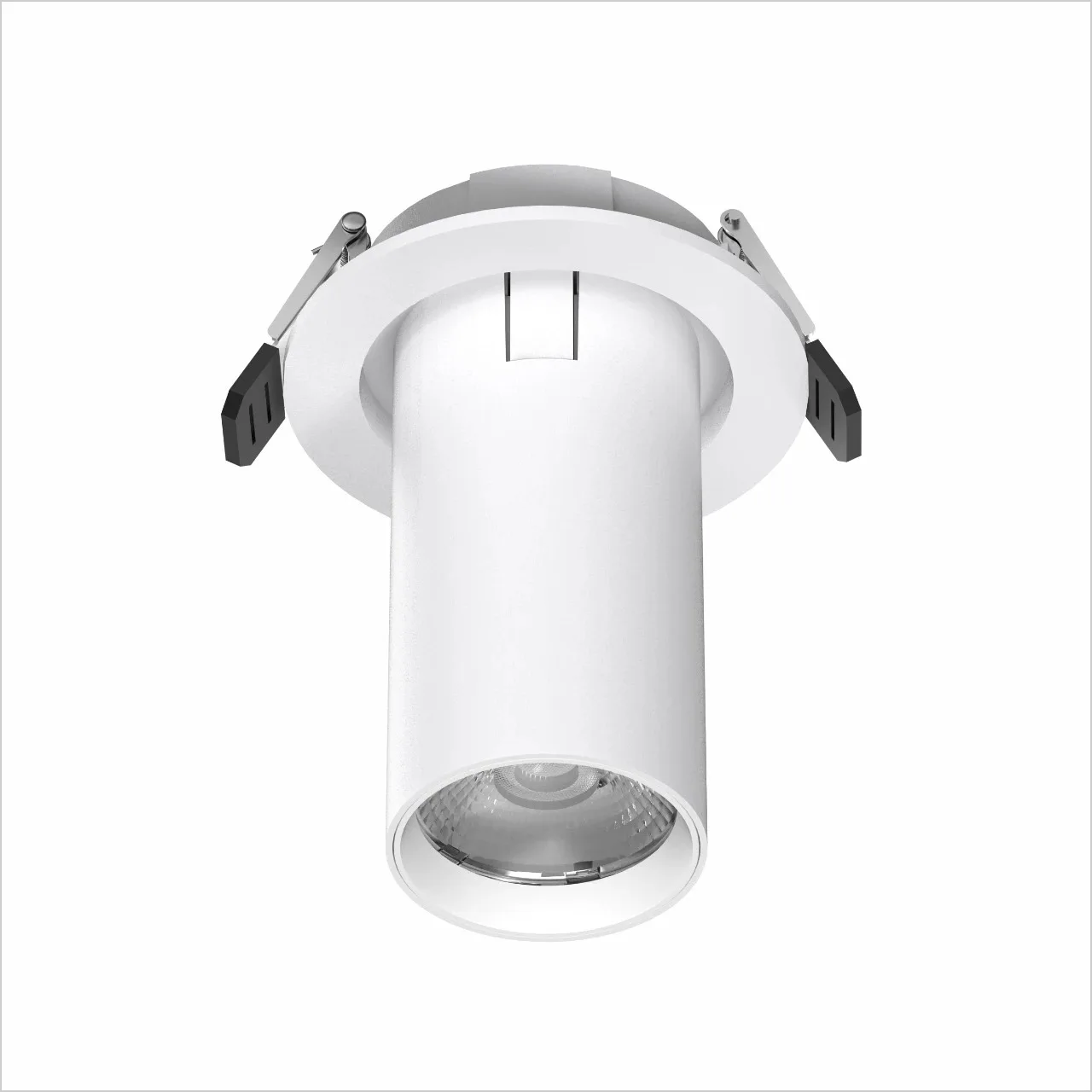 Dimmable Recessed Folding Spotlight 360 Degree Can Rotate 10W 15W 20W 25W AC110-240V Cylindrical Ceiling Light