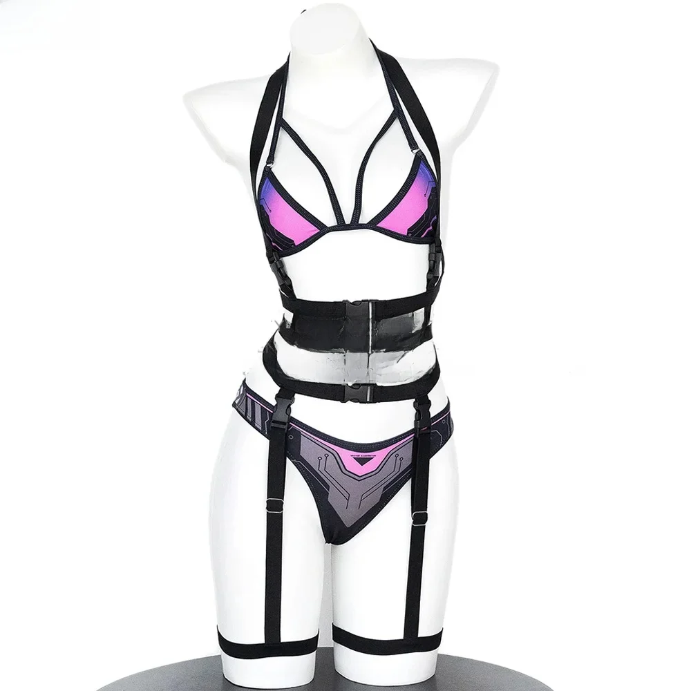 

XXOO Эротическое сексуальное женское белье из фильма в стиле панк, кибер, механический агент, боевая форма, меховая одежда, костюм для косплея