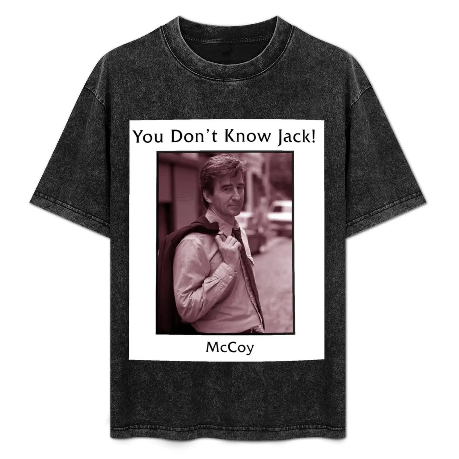 

Jack McCoy Law and Order T-Shirt Big and Tall Basic Tee Shirt