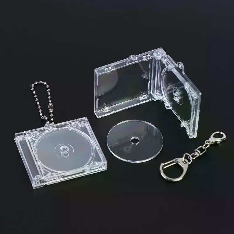 Mini NFC Functional CD Disc Case Key Chain Peripheral Album Key Holder For DIY Backpack Pendant - zdjęcie 1