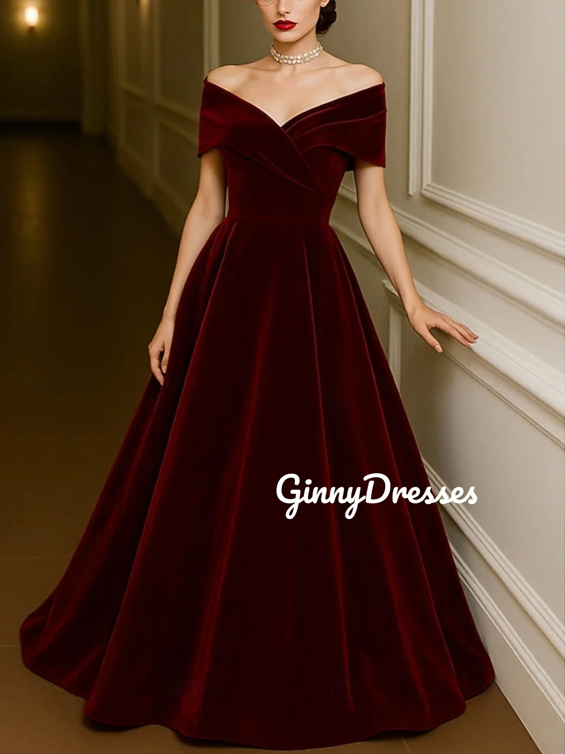 

Вечернее платье трапециевидной формы с рюшами на заказ, платья длиной до пола с открытыми плечами для особых мероприятий, коктейльное платье на молнии с короткими рукавами