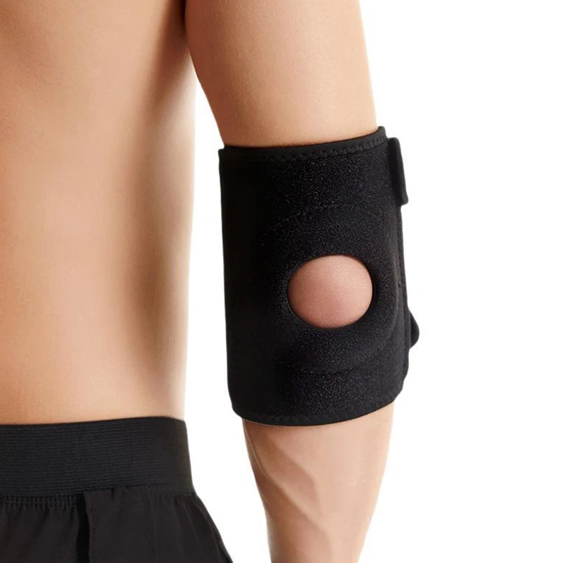 1 szt. Regulowane wsparcie łokcia Brace zapalenie ścięgna kobiety mężczyźni tenis Protector łokieć ulga bandaż stabilizator szyny łokcia