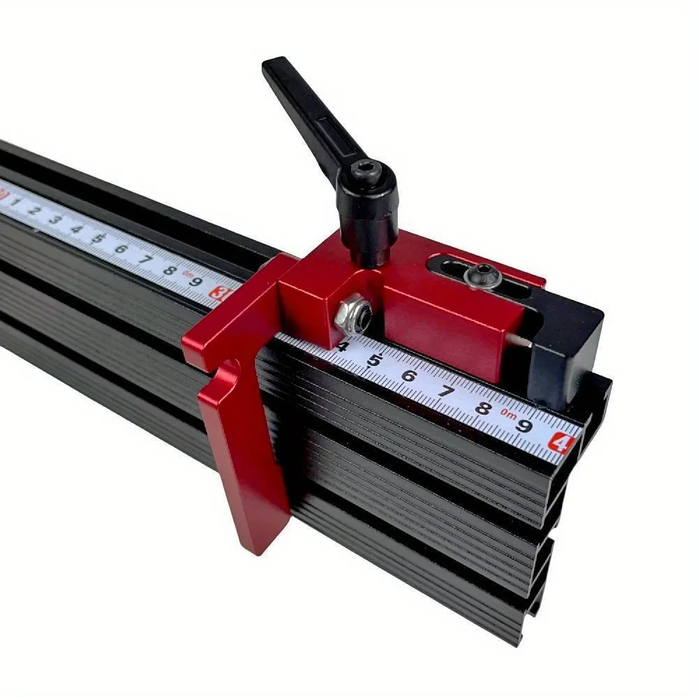 For Slide Rail Aluminum Alloy Block Chute Limiter Woodworking Miter Track Stopper Mulit-Slot Fence Sliding Limiter Locator