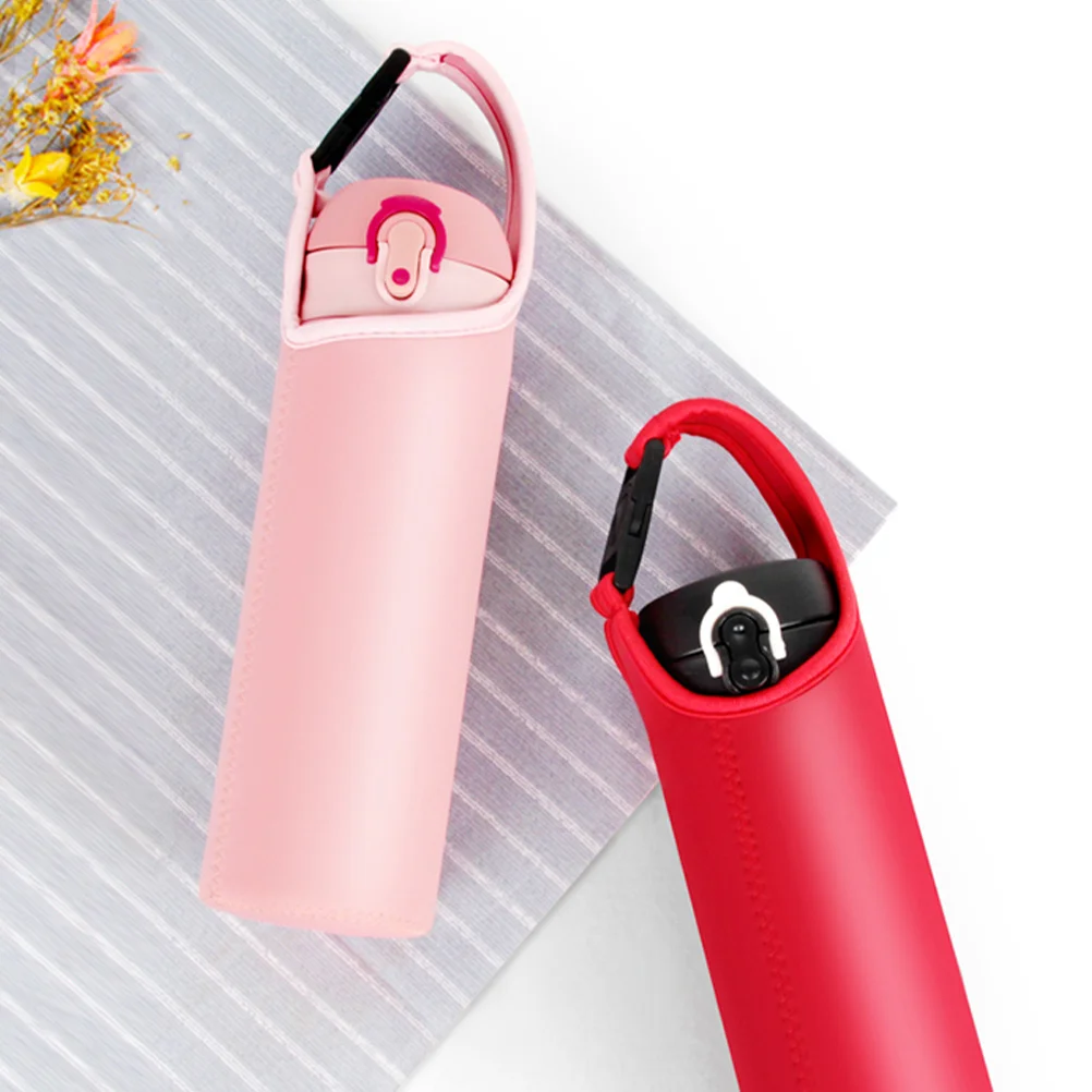 

3pcs Neoprene Handheld Bottle Cover Insulated Sleeve Portable Water Bottle Carrier Thermal Case For Stainless Steel Glass