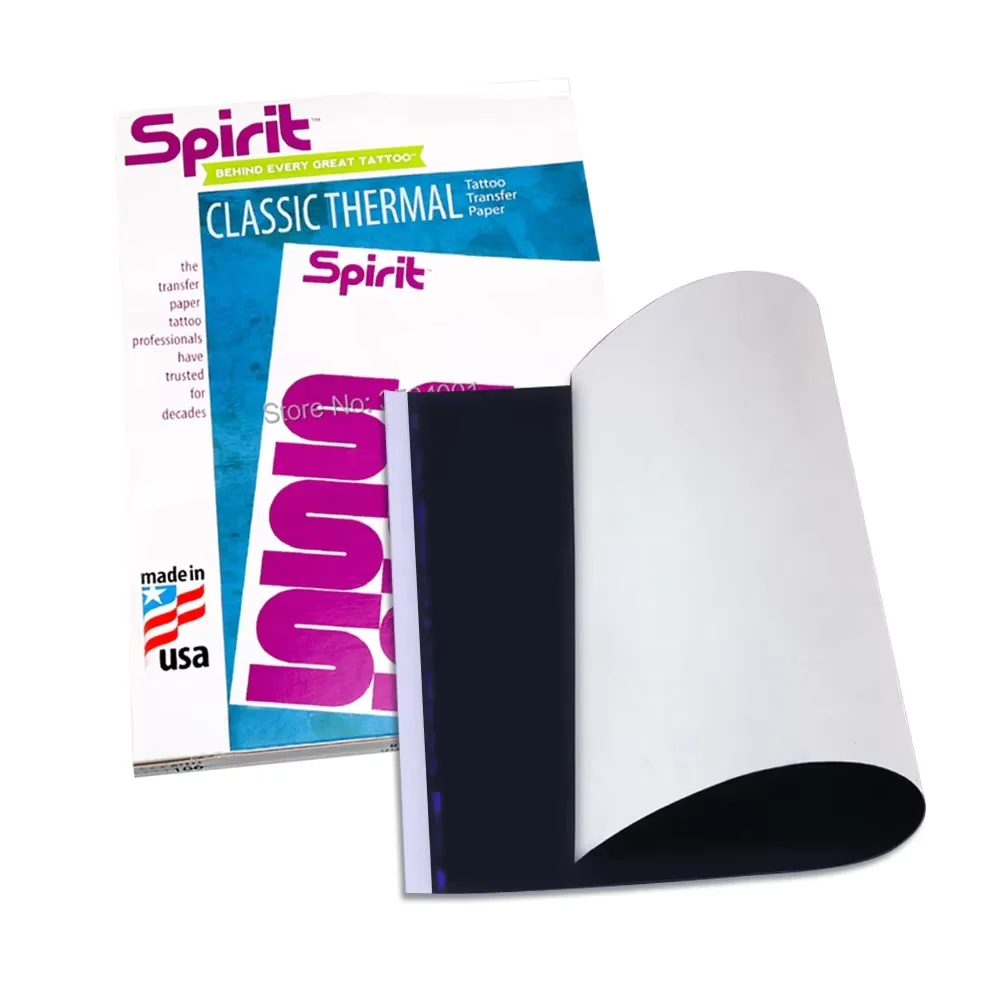 

10/25/50/100pcs Spirit Tattoo Stencil Transfer Paper 4 Layers A4 Size Classic Thermal Copier Paper for Body Art Tattoo Supplies