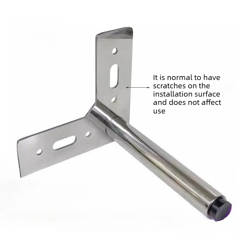 Stainless Steel Natural Color Furniture Legs Bed Tail Legs Bedside Table Legs TV Cabinet Feet Bathroom Cabinet Support