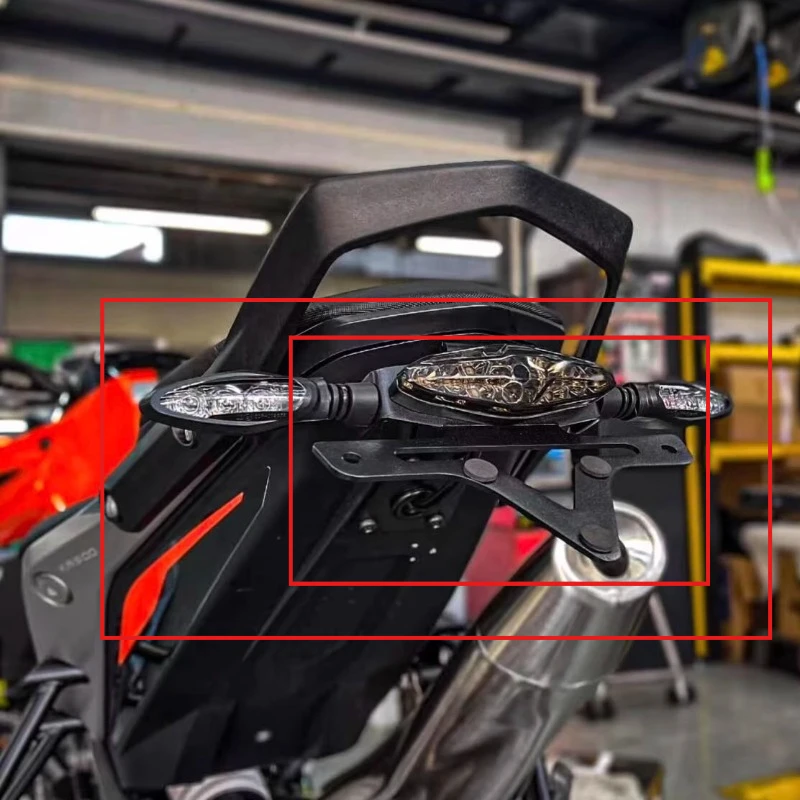 Motorcycle after the modification of the license plate frame license plate frame short tail bracket For KTM 790 890 KTM890 duke