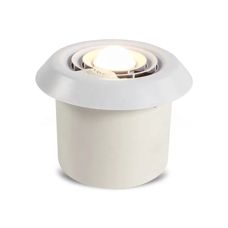 

TYTXRV RV Accessories DC12V Mushroom Exhaust Fans Strong Wind with LED Light Caravan Roof Vent Air Fan