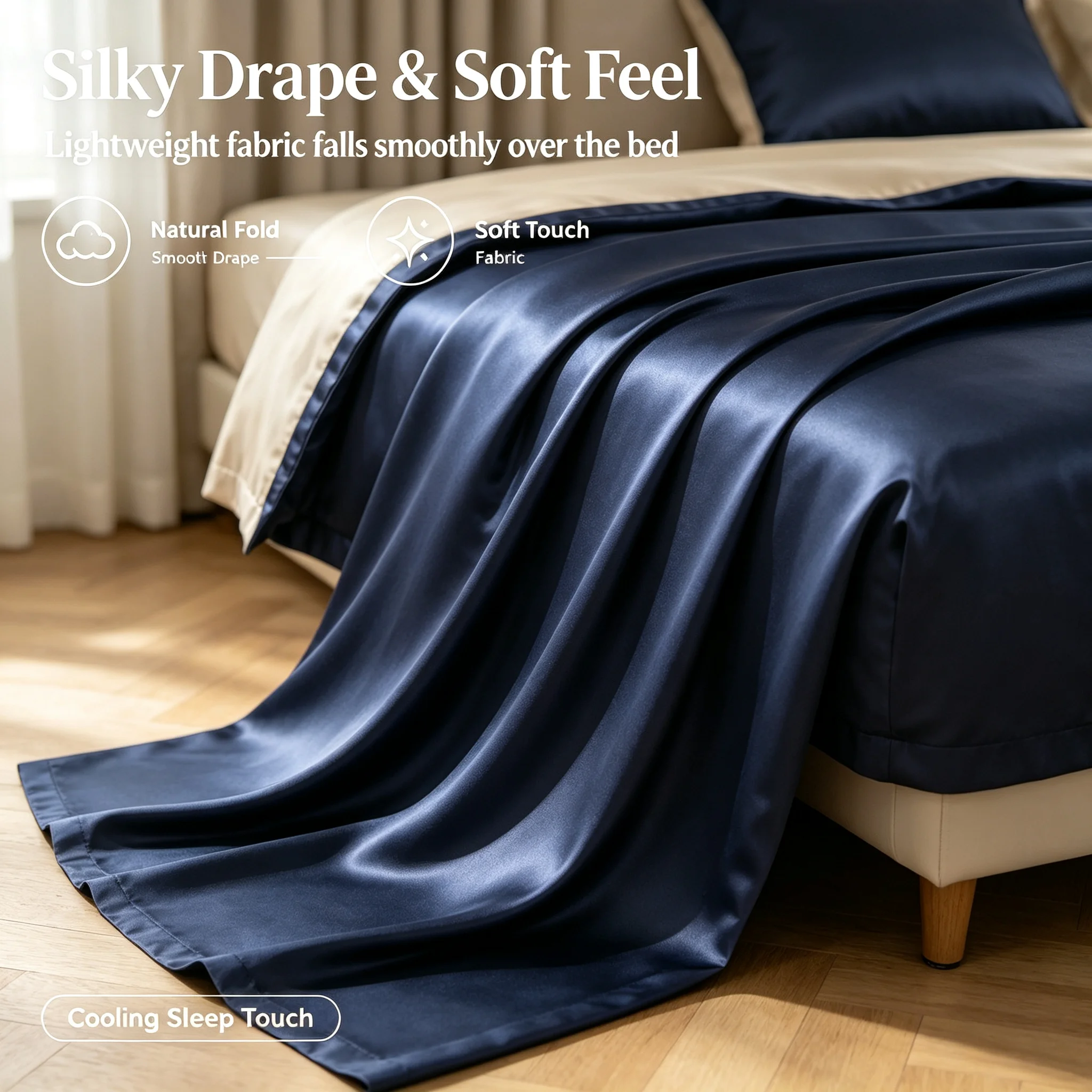 Zestaw pościeli z satyny wykon – Satin Pillowcase Silk recenzja i cena