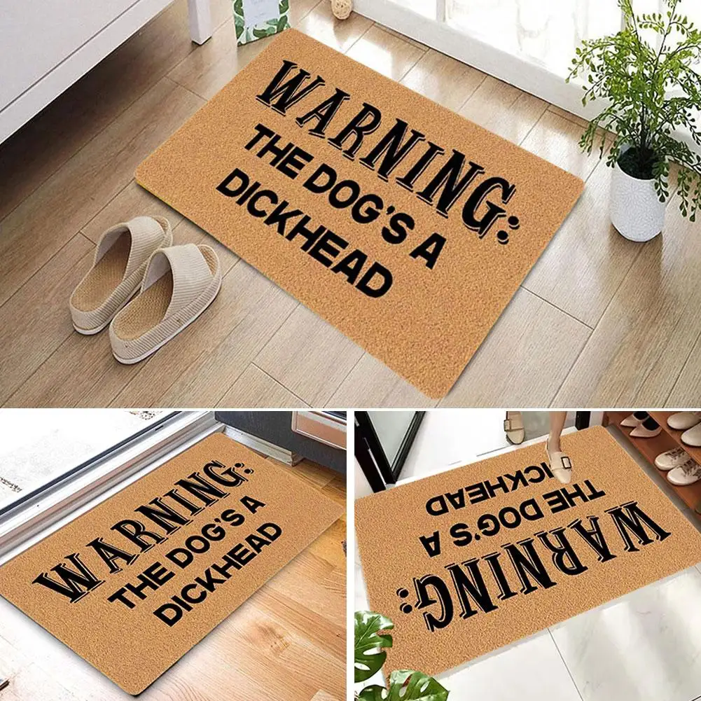 40*60cm/75*44cm Funny Front Door Mat Outdoor Mat Entry Brown Mat House Home Foyer Floor Mat With Heavy Duty For Welcoming D0Q9