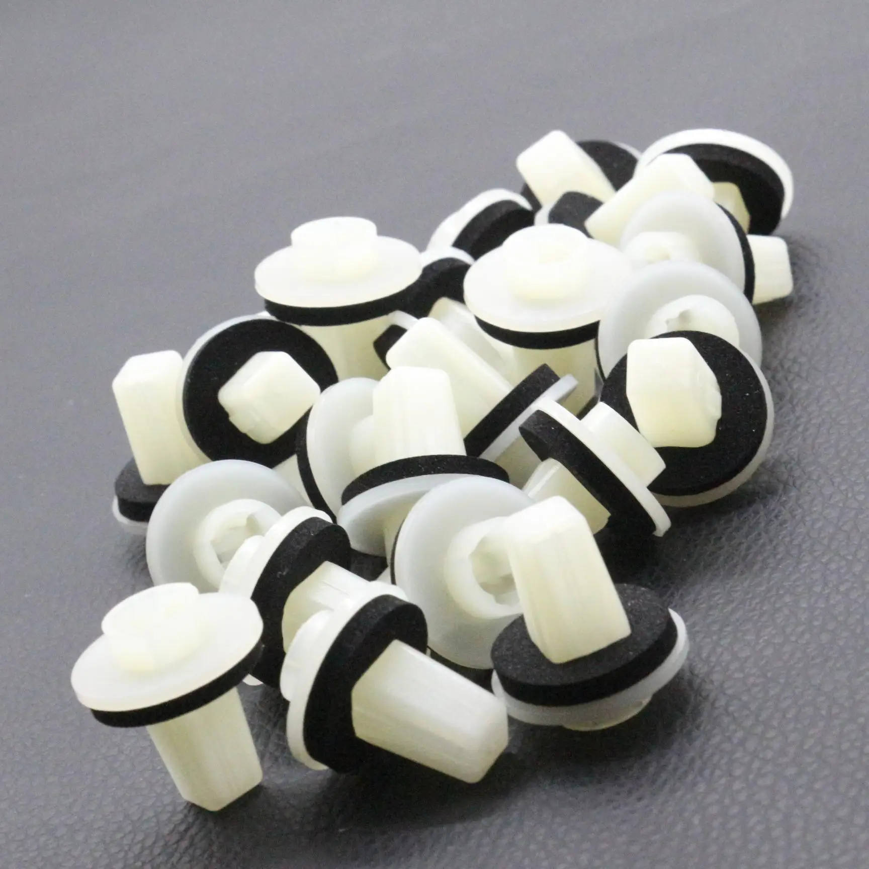 25 Pcs M4.8 Bumper Clips Retainers with Sealer for Nissan Maxima Sentra Altima Murano Juke Versa Pathfinder Rogue 63846-5V000