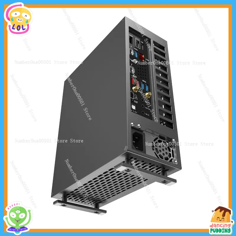 

Lzmod A24-V3 2.1 4.28L Mini ITX Case iGPU Design, 1U PSU Support, Compatible with AXP120-X67 Cooler, All-Aluminum