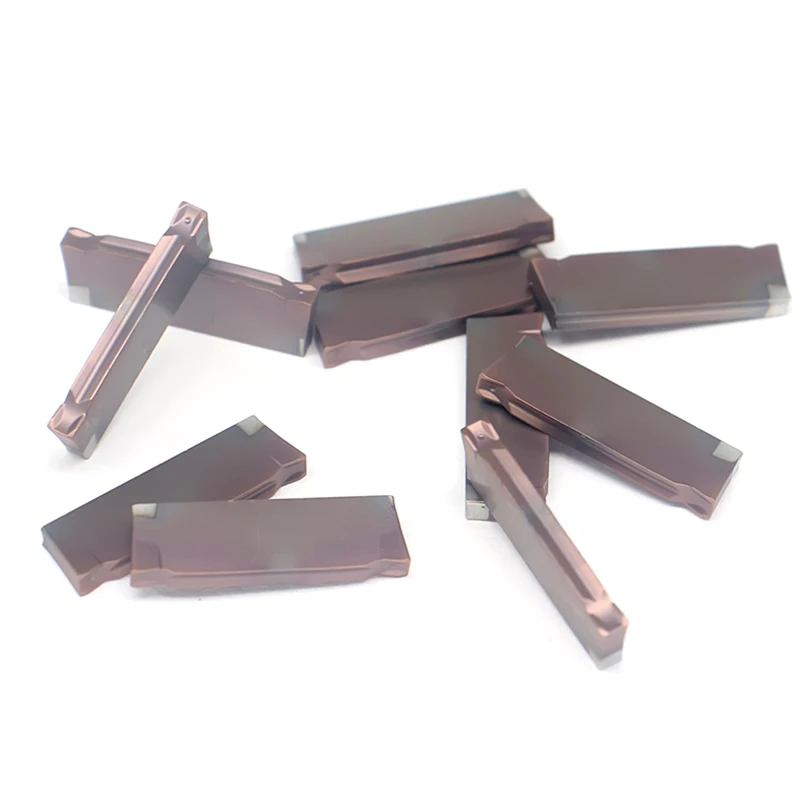 10PCS Carbide Inserts DGN2202 C LP1015  Grooving Inserts High-quality Cutting Tools CNC Parting Blade Machining  Free Shipping view 2