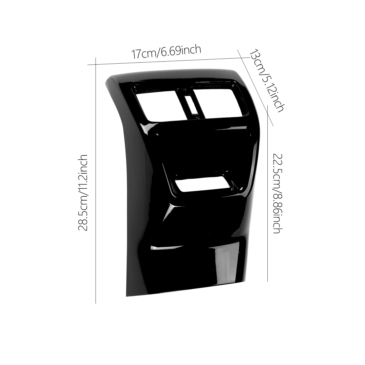 For 2022 2023 2024 2025 Honda Civic 11th Gen Accessories Central Armrest Box Anti Kick Decals ABS Interior black