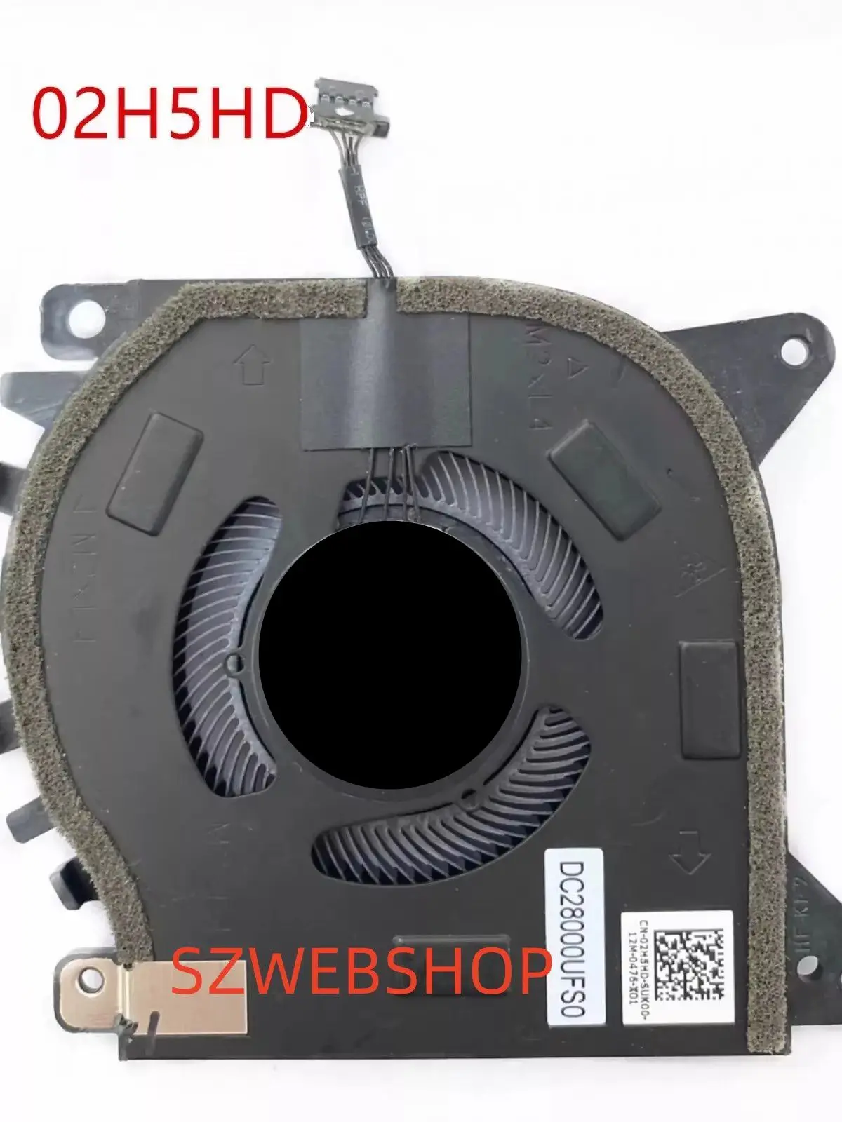 Nuovo computer portatile per Dell Alienware X15 R1 R2 CPU GPU ventola di raffreddamento 082VD4 0V0G61 02H5HD 07M2CV