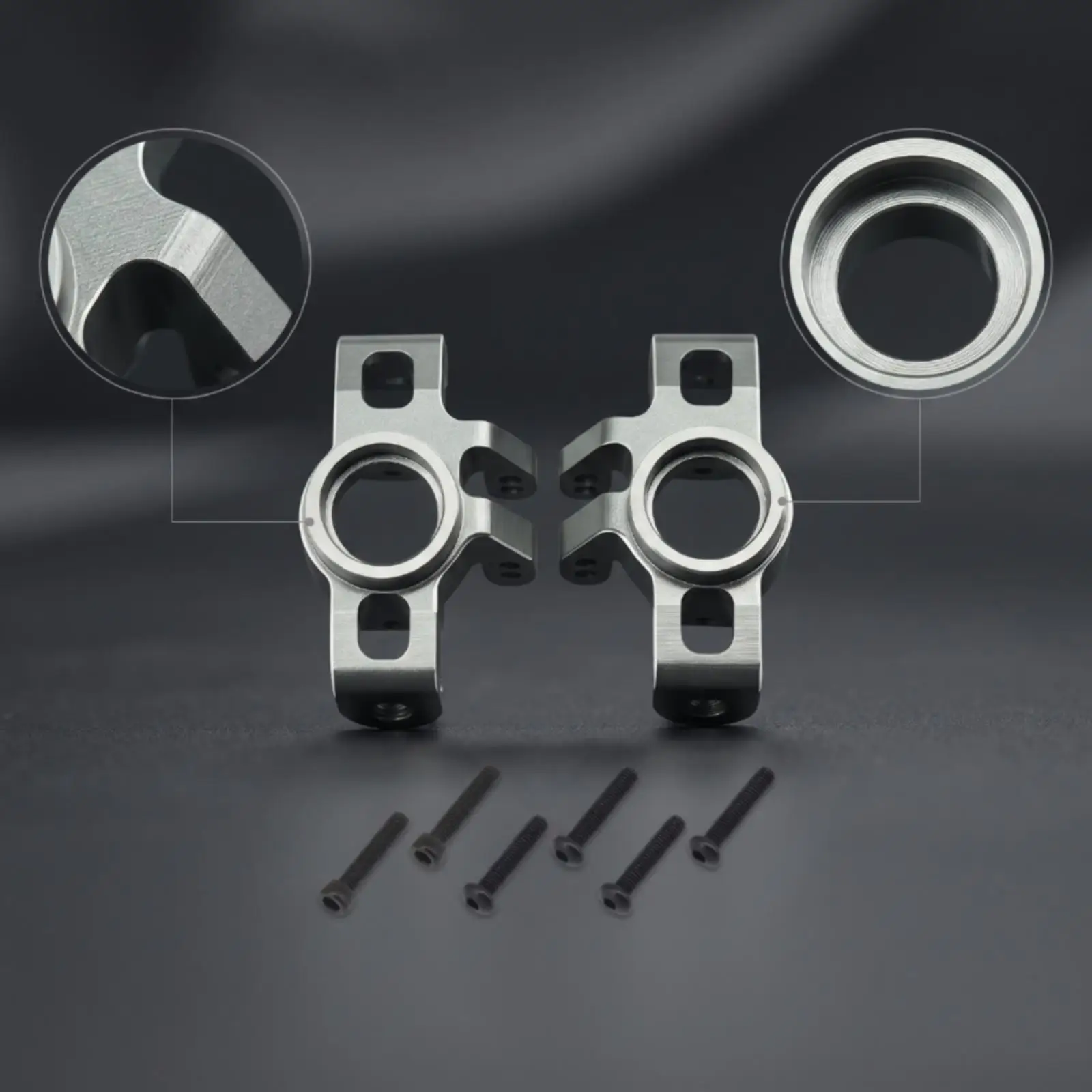 Front Steering Upright Arm Aluminum Alloy RC Chassis Parts for ARRMA Mini Kraton 1/16 3S Car
